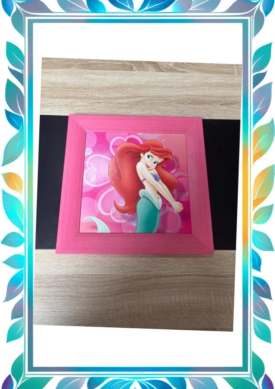 Cadre la petite sirène ariel